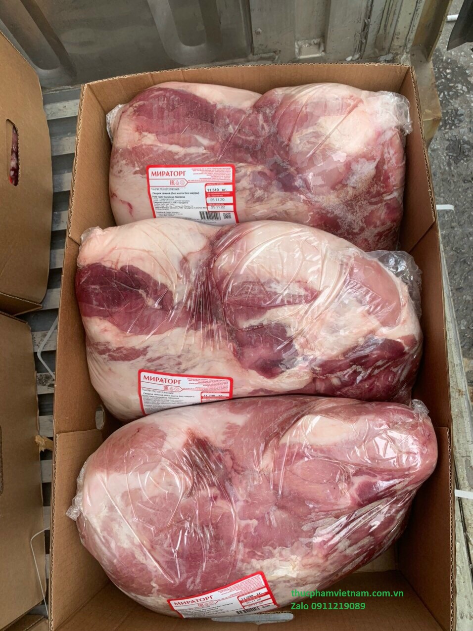 Nạc Đùi Heo Nhập Khẩu Chuyên Cho Cơ Sở Chế Biến